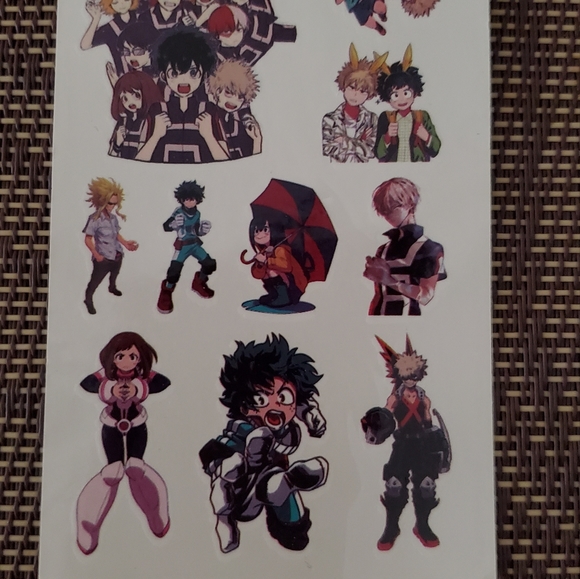My Hero Academia Pins, Sticker, Tattoo Set - Picture 4 of 6